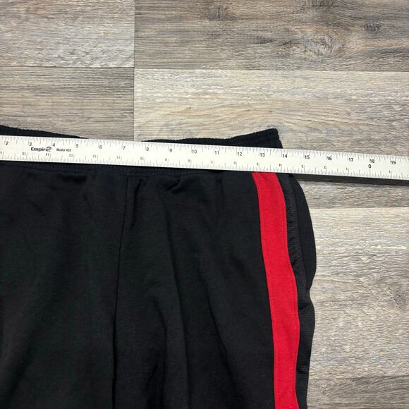 Air Jordan Jumpman Logo Black Red Boys XL Athletic Pull On Basketball Shorts EUC - Picture 6 of 11